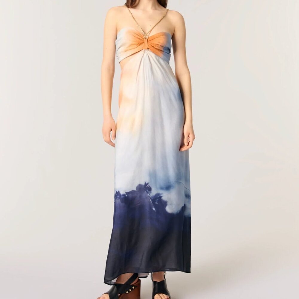 Maje NWT Tie-dye maxi dress Size M / 38